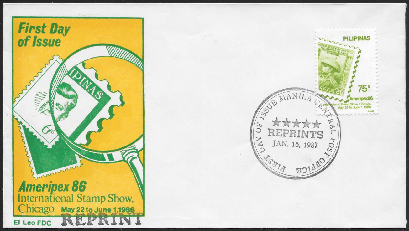 Philippines 1987 Cachet 